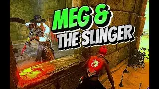 Meg & Slinger in shack!