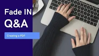 Как создать PDF-файл вашего сценария с помощью Fade In
