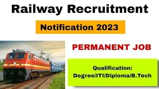 Railway Recruitment 2023 | Indian Railway jobs 2023 Malayalam | DFCCIL Notification 2023 | Jobhunter