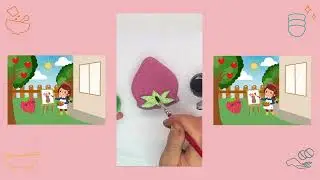 Painting Strawberry Bath Bomb!