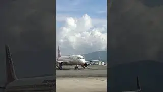 Air India Landing in Tribhuvan international airport Kathmandu Nepal 🛬🛬