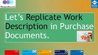 Replicating Work Descriptions in Purchase Documents | #MSDyn365BC