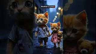 Emotional Al Cat Story: A Brother's Love That Will Melt Your Heart,👣❤️#CatStory #AICats