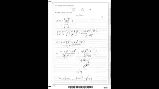 Edexcel A-Level Maths Paper 1 2021 | Q13 Parametric Equations | #maths #edexcel #exam #education