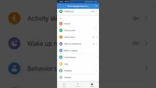 Setting up Lift wrist mi band 3