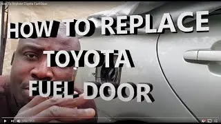 How To Replace Toyota Fuel Door/Hinge -Repair Toyota Fuel Cover (For Sienna, Corolla, Camry, Avalon)