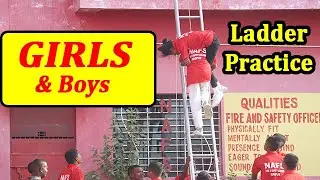 Ladder Practice | Fire Fighting Ladder Drill | NAFS Nagpur | Fire and Safety College