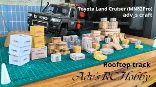 Hobby RC dan miniatur Toyota Land Cruiser (MN82pro 1:12scale) #Rooftoptrack
