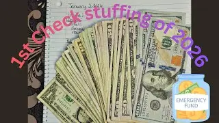 💸 **JANUARY 2026 | 1st CASH STUFFING | $1,800 BUDGET** 💸