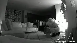 Santa Security Cam Footage 2018
