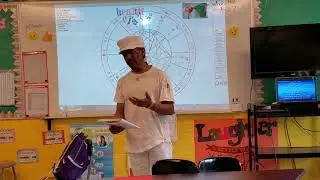 Astrology class 3 Maya Angelou school in Washington DC