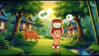 Nepali Katha - लोभी दूधवाला | Nepali Story | Nepali animation | Nepali Kahani | Nepali Katha