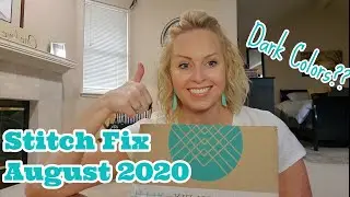 Stitch Fix- August 2020...such dark colors!