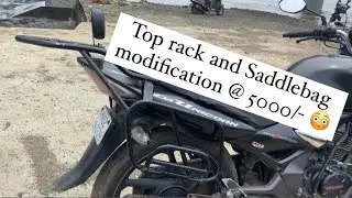 Best touring modification on Honda unicorn150cc at just Rs 5000/-