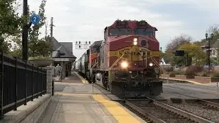 Trains all around western chicagoland area! October 25 2025
