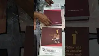 CA foundation June 2024 books unboxing hindi medium #viral #icai #camotivation #unboxing #trending