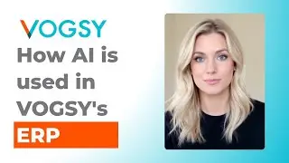 How VOGSY uses AI in ERP to support project and finance teams