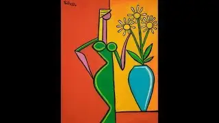 The Green Dress Painting by Paul Zepeda