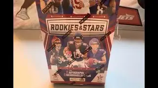 2024 Rookies and Stars hobby. Is it worth it ? Got a few autos. #sports #football #fyp #breaker 