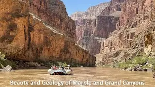 Rafting the Colorado River. Beauty and Geology of Marble and Grand Canyons.  HD