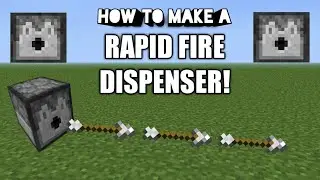 Automatic Dispenser! (Minecraft Tutorial)