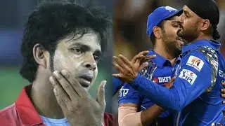 Sreesanth vs Harbhajan Fight during a Match ||