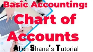 Basic Accounting: CHART OF ACCOUNTS (video #28)