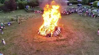 Bettringen Gartenfest Lagerfeuer