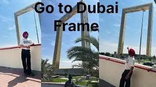 How to go Dubai frame by metro | #dubaiframe #dubai #hansdeepnafriya #metrostation 