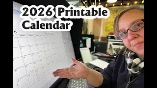 Plan Smarter: FREE 2026 Printable pdf Calendar - Download in description