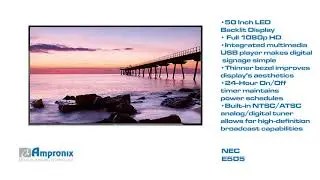 NEC E505 LED Backlit Display Screen Sales | Service | Repair | Exchange | Replacement