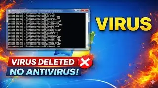 Remove Virus Using CMD | NO Antivirus Needed 😱💻 | Works on ALL Windows