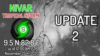 Cyclonic Storm Nivar to Impact India as a Cyclone