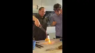 Make your own Whiskey glass out of Hot Molten Glass!