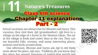 Nature's treasures | Class 6th science chapter 11 explanation | Full explanation in hindi part 2