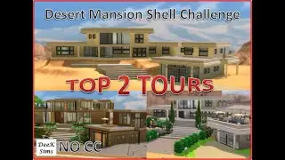 Desert Mansion Shell Challenge | Touring your Builds | Sims 4 | DeeK Sims