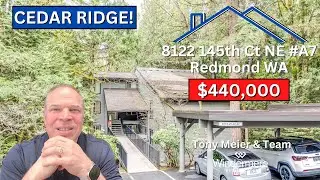 REDMOND CONDO TOUR: Fully updated 2 bedroom unit in Cedar Ridge on a greenbelt near Downtown Redmond