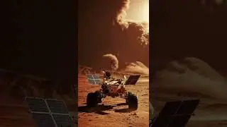 Mars Rover's Battle: Caught in a Red Planet Sandstorm! 🔴 #marsexploration