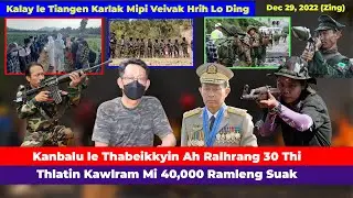 Dec 29 Zing: Thlatin Kawlram Mi 40,000 Ramleng Suak Ringring. Kanbalu Pengah Ralhrang 30 Thi