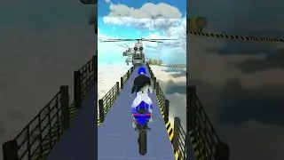 bike stunt in sky amazing😱#trending#viral#surprise#%@
