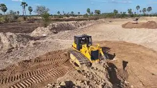 The Best Construction of the longest canal by KOMATSU D68 with many excavator  Trends This Year