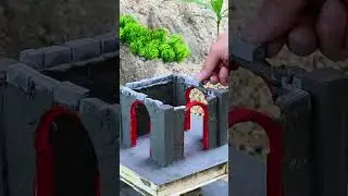 The Most Unique 2-Story House Built with Tiny Bricks! #miniature #tinybricks #diy #vfuho #mrzofy