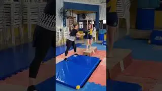 Treino de estrela sem as m&atilde;os! #gin&aacute;stica #estrela #ginasticaartistica #educacaofisica