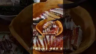 How to make char siu pork served with pickles 🍖😋#food #mukbang  #chinesecuisine #chinesefood #shorts