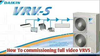 #Daikin vrvs System How to Commissioning  Errorcode -U3,than U4-03 #vrvx #vrv3 vrvs #vrv2 #vrv4 #vrv