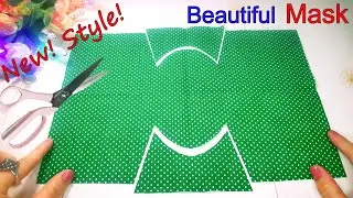 New Style 😷 Beautiful Mask Idea | Diy Simple Face Mask Sewing Tutorial | How to Make Breathable Mask
