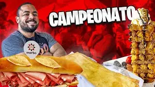 CAMPEONATO DE GIGANTES | PÃO COM MORTADELA GIGANTE E PASTEL GIGANTE