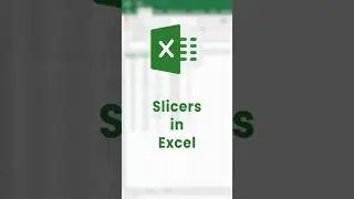 Как использовать срез в Excel? | Используйте срез для создания интерактивных данных #shorts #exce...