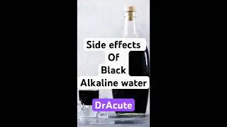 Benefits and side effects of black water 💧💧! shorts ! Dr Acute