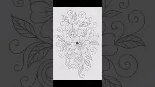 Latest flower design/fabric design/aplick work/aplick sador mekhla design